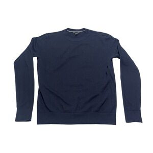 Banana Republic Supima Cotton Blue Pullover Sweater Men’s Size Large Lightweight